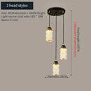 GobekUsa Chinese Style Spiral Staircase Chandelier for Villa & Restaurant, LED Lamps