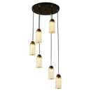 GobekUsa Chinese Style Spiral Staircase Chandelier for Villa & Restaurant, LED Lamps