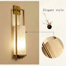 GobekUsa Chinese Style Wall Lamp for Bedroom & Living Room with E27 Cloth Light Fixture