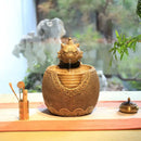 GobekUsa Chinese Style Wealth Attracting Ornaments for Living Room, Office, Desktop Fountain