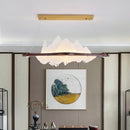 GobekUsa Chinese Style Wood Art Chandelier for Modern Zen Atmosphere