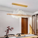 GobekUsa Chinese Style Wood Art Chandelier for Modern Zen Atmosphere