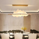 GobekUsa Chinese Style Wood Art Chandelier for Modern Zen Atmosphere