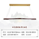 GobekUsa Chinese Style Wood Art Chandelier for Modern Zen Atmosphere