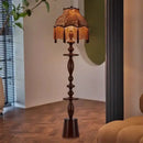 GobekUsa Chinese Tassels Floor Lamp Retro Warm LED Lighting Luxurious Home Decor