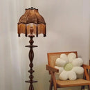 GobekUsa Chinese Tassels Floor Lamp Retro Warm LED Lighting Luxurious Home Decor