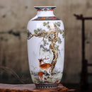 GobekUsa Chinese Traditional Ceramic Vase for Home Decor