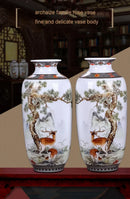 GobekUsa Chinese Traditional Ceramic Vase for Home Decor