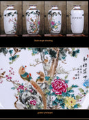 GobekUsa Chinese Traditional Ceramic Vase for Home Decor