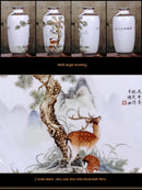 GobekUsa Chinese Traditional Ceramic Vase for Home Decor