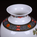 GobekUsa Chinese Traditional Ceramic Vase for Home Decor