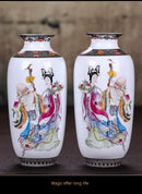 GobekUsa Chinese Traditional Ceramic Vase for Home Decor