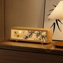 GobekUsa Chinese Wind Lamp Tabletop Painting Creative Night Light Bedroom Decor