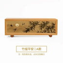 GobekUsa Chinese Wind Lamp Tabletop Painting Creative Night Light Bedroom Decor