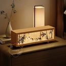 GobekUsa Chinese Wind Lamp Tabletop Painting Creative Night Light Bedroom Decor