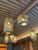 GobekUsa Chinese Zen Art Birdcage Pendant Light for Restaurant Tea Room