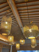 GobekUsa Chinese Zen Art Birdcage Pendant Light for Restaurant Tea Room