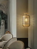 GobekUsa Chinese Zen Art Birdcage Pendant Light for Restaurant Tea Room
