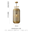 GobekUsa Chinese Zen Art Birdcage Pendant Light for Restaurant Tea Room