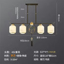 GobekUsa Chinese Zen Chandelier for Home, Hotel, and Restaurant Living Room Lighting