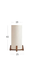 GobekUsa Chinese Zen Wooden Floor Lamp for Living Room Bedroom Sofa Bedside