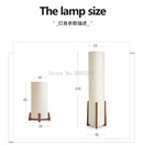 GobekUsa Chinese Zen Wooden Floor Lamp for Living Room Bedroom Sofa Bedside