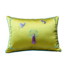 GobekUsa Chinoiserie Butterfly Embroidered Cushion Cover for Mahogany Sofa