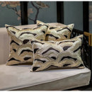 GobekUsa Chinoiserie Golden Embroidered Luxury Cushion Cover - Highly Unique, Patio to Hotel Quality
