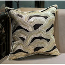GobekUsa Chinoiserie Golden Embroidered Luxury Cushion Cover - Highly Unique, Patio to Hotel Quality