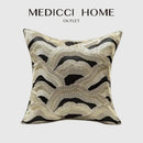 GobekUsa Chinoiserie Golden Embroidered Luxury Cushion Cover - Highly Unique, Patio to Hotel Quality