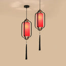 GobekUsa Chinoiserie Retro Chandelier: Study Bedroom Dining Room Industrial Lighting