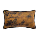 GobekUsa Chinoiserie Sunset Glow Landscape Accent Cushion Cover - Exquisite Retro Decor Pillowcase