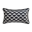 GobekUsa Chinoiserie Sunset Glow Landscape Accent Cushion Cover - Exquisite Retro Decor Pillowcase