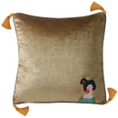 GobekUsa Chinoiserie Tang Dynasty Lady Embroidered Cushion Cover for Sofa