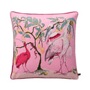 GobekUsa Chinoiserie Zebra & Peonies Cushion Cover with Tassels