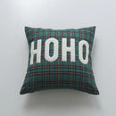 Festive cartoon letter embroidered pillow cover living room decor by Decorbites