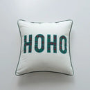Festive cartoon letter embroidered pillow cover living room decor by Decorbites