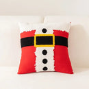 Festive cartoon letter embroidered pillow cover living room decor by Decorbites