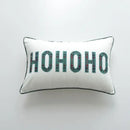 Festive cartoon letter embroidered pillow cover living room decor by Decorbites