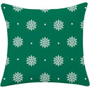 Red plaid christmas cotton linen pillowcases living room deer decor by Decorbites