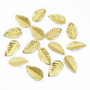 Gold embossed christmas crafts silk leaf living room decor by Decorbites