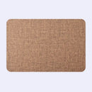 Elegant beige scalloped linen christmas decor placemat dining room by Decorbites