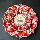 GobekUsa Christmas Dinnerware Set: Plates, Tray, Mugs, Bowls, and Dishes