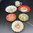 GobekUsa Christmas Dinnerware Set: Plates, Tray, Mugs, Bowls, and Dishes