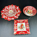 GobekUsa Christmas Dinnerware Set: Plates, Tray, Mugs, Bowls, and Dishes