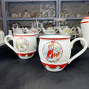 GobekUsa Christmas Dinnerware Set: Plates, Tray, Mugs, Bowls, and Dishes