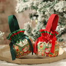 Green santa claus drawstring christmas eve apple bag for bedroom by Decorbites