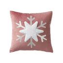 Christmas jacquard tree and snowflake pillow cover – living room decor by Decorbites