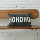 Green & white letter embroidery plaid cushion set living room decor by Decorbites