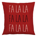 Red and black plaid christmas linen cushion cover living room decor by Decorbites
